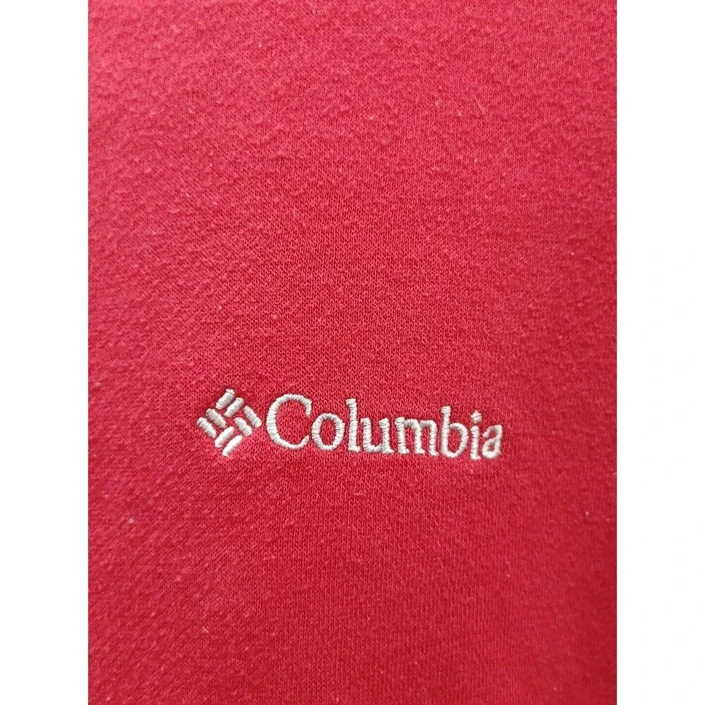 Columbia Crewneck Red Sweatshirt Mens XL Casual Outdoor